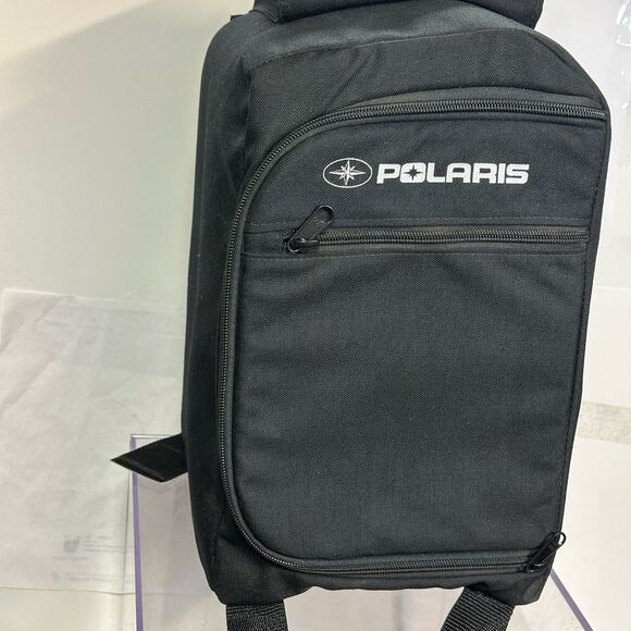Polaris Black utv storage bag Velcro on where u want it lots of storage space - Picture 1 of 6